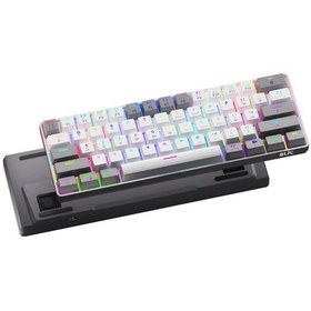 Resim Miaxtreme T60 Max Pro Türkçe Q Mini Rgb Red Switch App Uygulamalı Oyuncu Klavyesi 