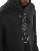 Resim Salomon Worthy Hoodie Erkek Siyah Sweatshirt 