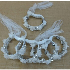 Resim FREE Süslü Kına Tefi Beyaz 10 Adet -beyaz – Kına Eğlence Aksesuarı – Kına Eğlence Aksesuarı 