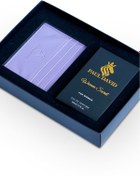 Resim Paul David Hediyelik Set Özel Kadın Edp Parfüm Ve Lila Deri Kartlık- Sandal, Tutku Çiçegi Notalari, K-254-9 