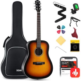 Resim Donner DAG-1S Akustik Gitar Paketi (Sunburst) 