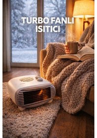 Resim 2000w Elektrikli Turbo Fanlı Isıtıcı, Termostatlı, Sıcak-soğuk Hızlı Isıtma, 25 M Alan Kapasitesi 