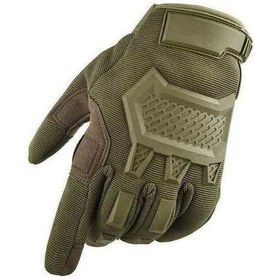 Resim Novahub Erkek Retro Motosiklet Eldivenleri, Hafif & Dayanıklı, Askeri Yeşil, Xl, Multi-functionel Eldiven 