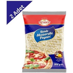Resim President Rende Mozzarella 200 G X2 Adet - Kusursuz Erime Ve Profesyonel Sunum 
