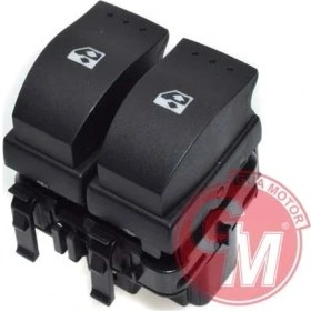 Resim Cam Açma/kapama Çiftli-siyah Renault Megane 2-traffıc 2 Çiftli 10 Fişli 8200315034 8200148814 8200015085 