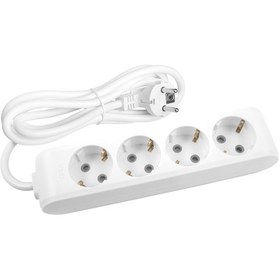 Resim Viko Multi-let 4'lü Grup Priz Topraklı Çocuk Korumalı 1 Metre Beyaz - 90113401 