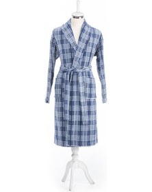 Resim Özdilek Hawai Ocre Kadife Şal Yaka Bornoz Xl Beden 334259 Gri 