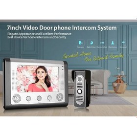 Resim 7 İnç Ekran Tek Daireler Için Görüntülü Diafon Sistemi 