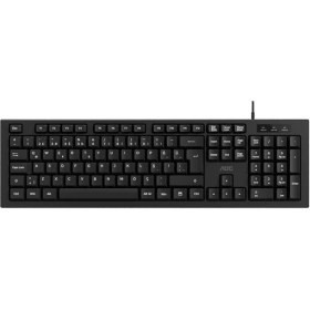 Resim Elba AOC KB130B-38 Usb Siyah Türkçe Kablolu Standart Klavye,Sessiz yazma 