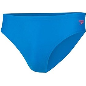 Resim Speedo Mavi Erkek Çocuk Mayosu 8-05533b492 Ess Logo 6.5cm Brf Jm Blue Red Mavi 