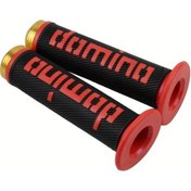Resim Cloudstore Domino Gts Motor Tutamakları Kırmızı 22-24mm Honda Yamaha Suzuki Off-road 