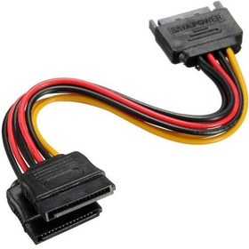 Resim Sata 15 Pin Dişi Erkek 2 Port Çoklayıcı 4426A Y Kablo Splitter Hd 