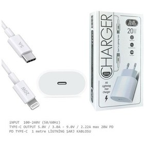 Resim Apple Uyumlu iPad Pro 12.9 2. Nesil 1. Nesil 20w Hızlı Şarj Aleti Adaptörü 20w Ligtning Şarj Kablosu 