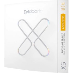 Resim D'addario XSAPB1256 XS Phosphor Bronze Kaplamalı Light Top Medium Bottom Akustik Gitar Teli 