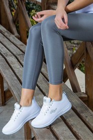 Resim Jump 24937 24938 Kadın Günlük Spor Ayakkabı JA324937128RSBEYAZ 