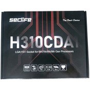 Resim Seclife H310CDA1 Intel H310 2133 MT/s DDR4 Soket LGA 1151 mATX Anakart 