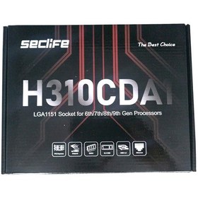 Resim Seclife H310CDA1 Intel H310 2133 MT/s DDR4 Soket LGA 1151 mATX Anakart 