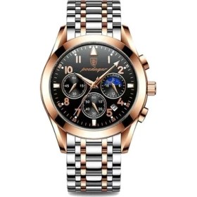 Resim Hanyang 816 Rg Bk S Poedagar Erkekler Için Rahat Spor Saatler Üst Marka Lüks Paslanmaz Leke Kol Saati Adam Saat Moda Su Geçirmez Quazt Kol Saati (Yurt Dışından) 