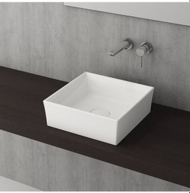 Resim Bocchi Vessel Tezgah Üstü Lavabo 38x38 cm P. Beyaz 1173-061-0125 