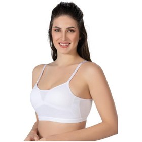 Resim Beyaz Mı Emay 1423 Modal Cotton Kaplı Büstiyer Beyaz 