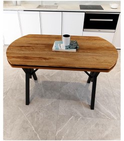 Resim Avenza Living 70 120 Sabit Gofret Yemek Masası Amalfi 