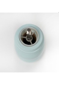 Resim Turkuaz Ahşap Tuz Ve Karabiber El Değirmeni Öğütücü Grinder 18 Cm Turkuaz 