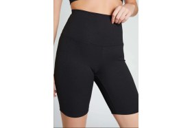Resim Red Ruby Short Tayt Ince Fitilli Yüksek Rahat Bel 
