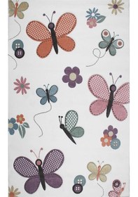 Resim Eko Halı Eko Kids Kds 01 Multy Hav Toz Vermez Çocuk Odası Halısı - 120x180 Multi 