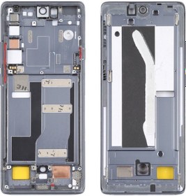 Resim Cbtx Tcl 20 Pro 5g Uyumlu Ön Muhafaza Lcd Çerçeve Çerçeve Plakası Siyah 