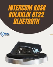 Resim Bfs Su Geçirmez Bt22 Bluetooth Kask Kulaklığı Gps Ve Müzik Uyumlu 