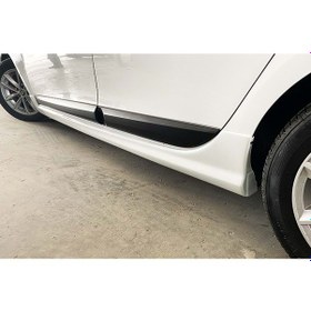 Resim Renault Fluence Sport Marşpiyel Seti Mat Siyah Plastik 2009 -2016 