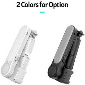 Resim Hafif Taşınabilir Akıllı Telefon Gimbal - 360 Dönebilir, Bluetooth Kumandalı, Ayarlanabilir Aydınlatmalı 