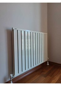 Resim Alüminyum Panel Radyatör Klasik 1250 X 400 Ral 9010 Kırık Beyaz 