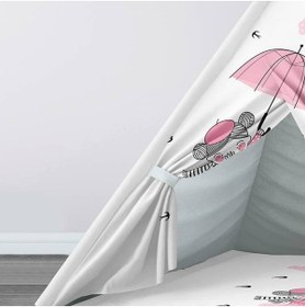Resim instababyrooms Çocuk Oyun Çadırı Şemsiyeli Kız Dijital Baskılı 