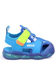Resim Vicco Live 332B525Y217 Mavi Ortopedik Günlük Işıklı Erkek Çocuk Spor Sandalet 