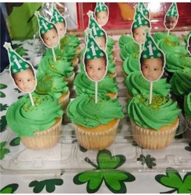 Resim Cupcake Süsü Kürdanlı 10 Adet 0 