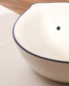 Resim Madame Coco Marine 25 Cm Salata Kasesi Td - Marıne - 02 Salata Kasesi-mavi/beyaz 