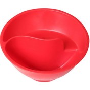 Resim Tenfowee Kırmızı Kutu İçinde Pratik Kuruluk-nem Ayrımı Özellikli Yuvarlak Kahvaltılık Mısır Gevreği Kasesi 