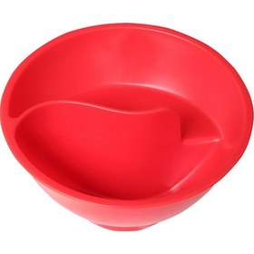 Resim Tenfowee Kırmızı Kutu İçinde Pratik Kuruluk-nem Ayrımı Özellikli Yuvarlak Kahvaltılık Mısır Gevreği Kasesi 