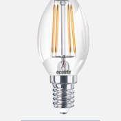 Resim Ecolite Filament C35 4 W Beyaz Mum E14 Duy Led Ampul 