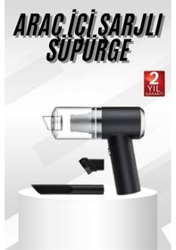 Resim Yeni Nesil Mini Vakumlu Araç Süpürgesi El Ilkeshop - 84 Süpürgesi Şarjlı Yeşil 