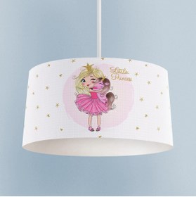 Resim MASAL ODAM BEBEK VE ÇOCUK ODASI Little Princess Desenli Avize 