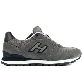 Resim Hammer Jack Peru Hakiki Deri Gri Erkek Ayakkabı 