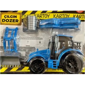 Resim Kartoy Oyuncak Kartela Çılgın Dozer 2322-MAVI 