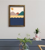 Resim Bk Gift Otel Odası Konseptli Doğal Masif Ahşap Çerçeveli Tablo 45 (551119886) 