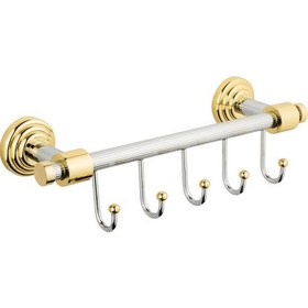 Resim Saray Banyo Plus Gold Krom 5'Li Askılık 