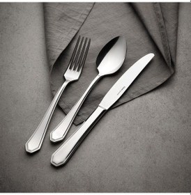 Resim Hisar Riva 30 Parça 6 Kişilik Çatal Kaşık Bıçak Takımı Inox 