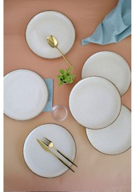 Resim Kütahya Porselen Moderna Servis Tabağı Tarçın 24cm 6 Lı Diğer 