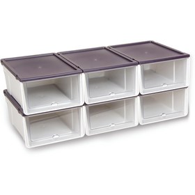 Resim Dükkanönü Modüler Ayakkabılık Large Boy Ayakkabı Dolabı (6'LI) Eh-303 