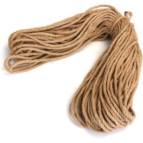 Resim Hobialem Hasır Çuval Kırnap Jüt Halat Urgan İpi 30 Metre 6 mm 